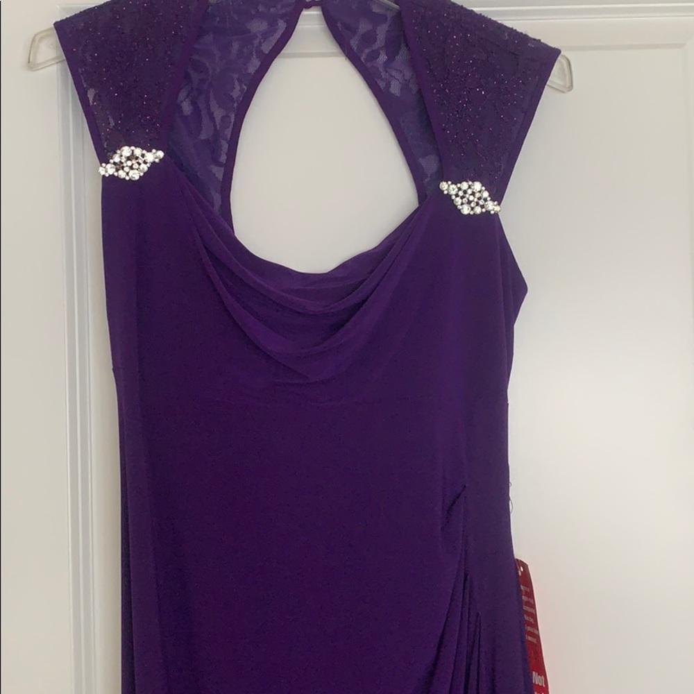 Purple Fancy Evening Dress
